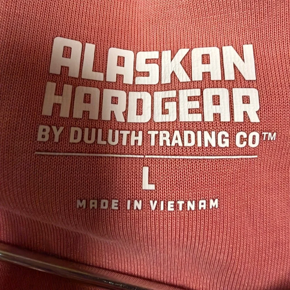 Alaskan Hardgear Duluth Joggers Women L Coral Pink Sweatpants Modal Sustainable